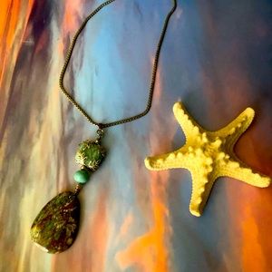 Hampton handmade Mexican jasper with sterling silver